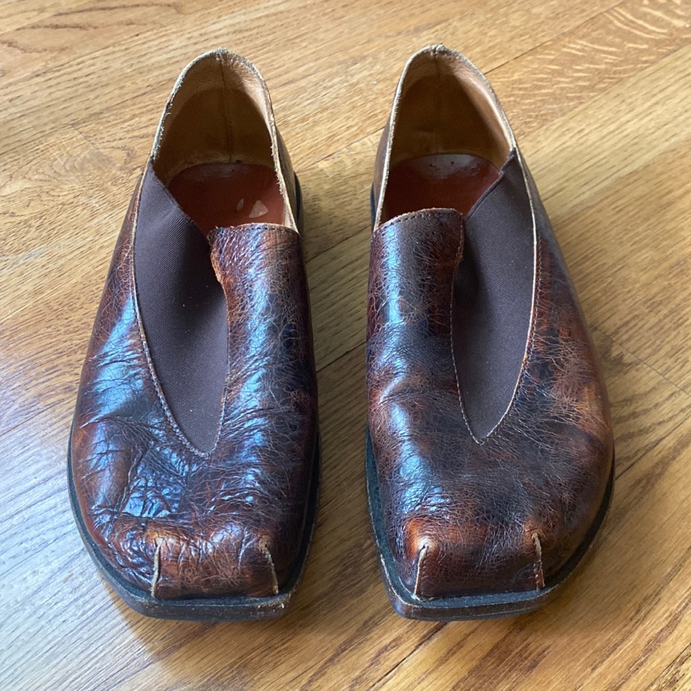 Vintage distressed look CYDWOQ loafers size 36.5 (6.5M)